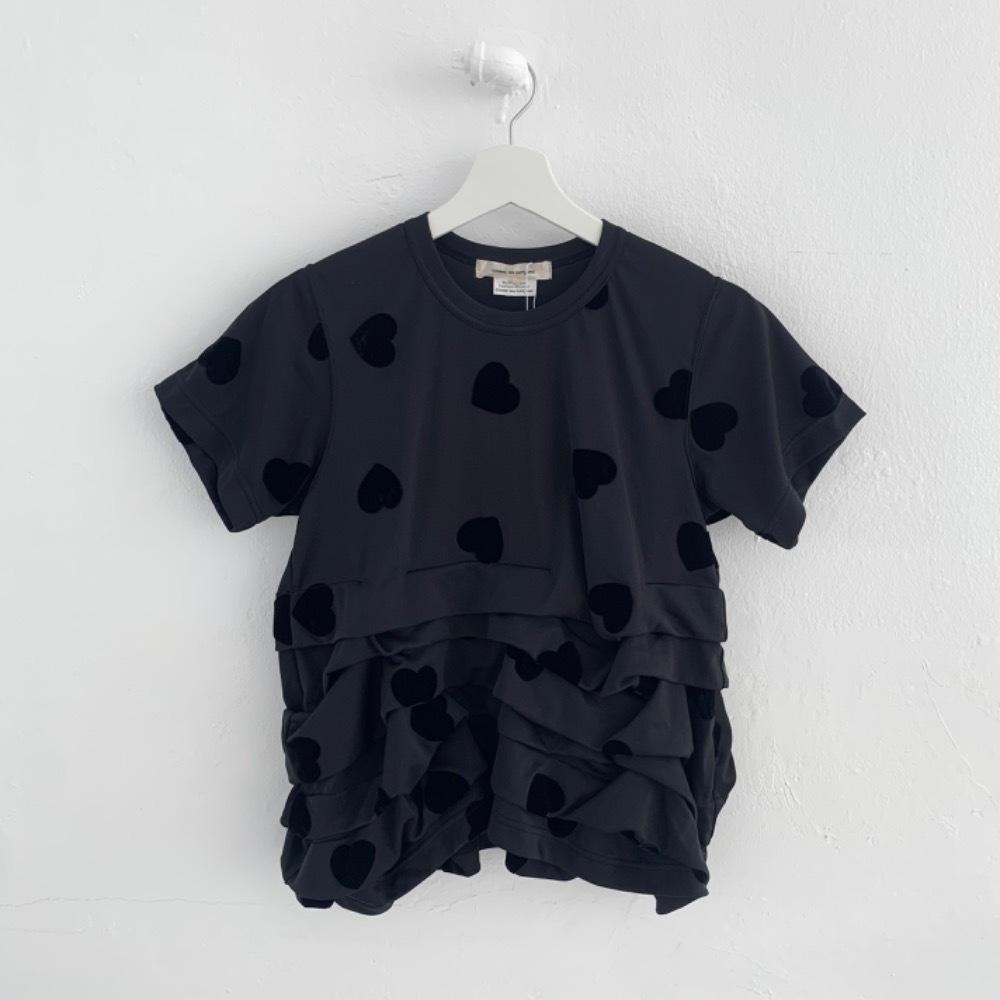 COMME des GARCONS asymmetrical wrinkle t