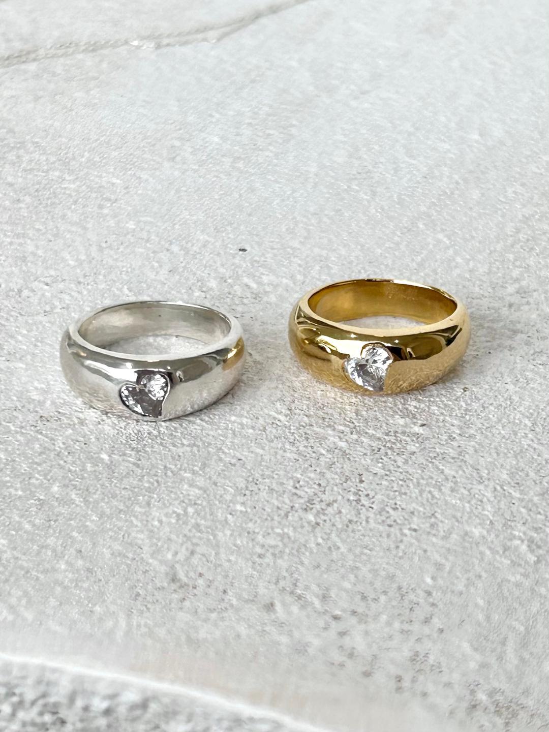 Crooked Heart RIng