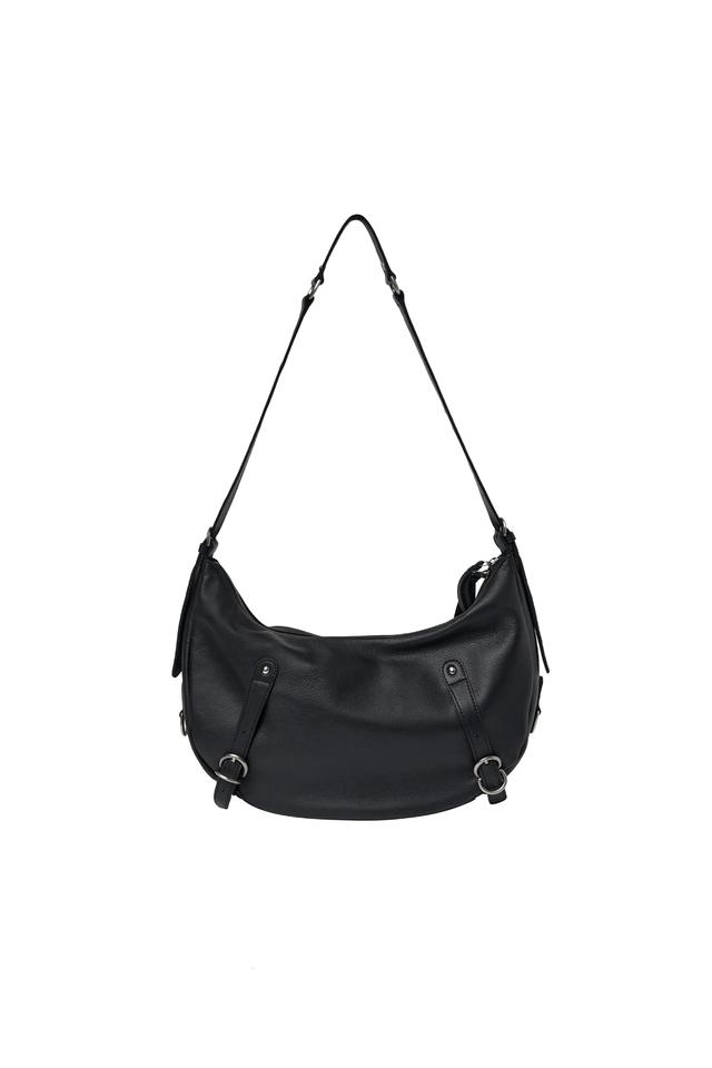 어텐즈 Attends suede top handle bag (Black) - 위시버킷