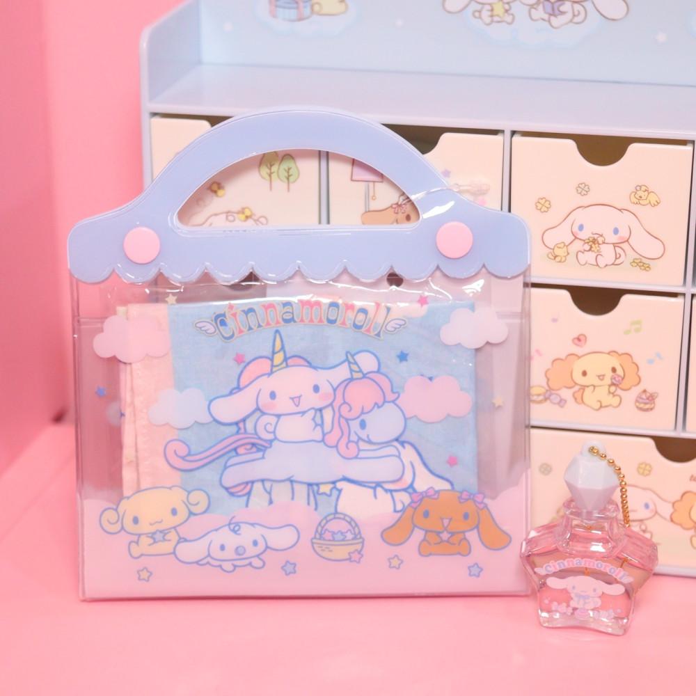 언제까지나 산리오 시리즈의 손수건 케이스 세트 시나모롤