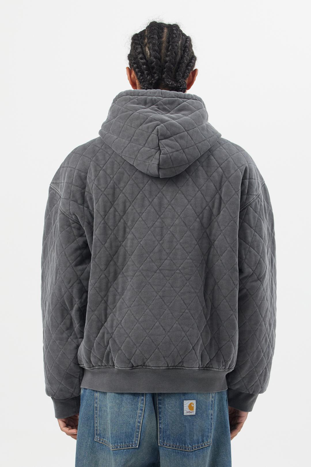 HOODED VISTA QUILTED SWEAT JACKET