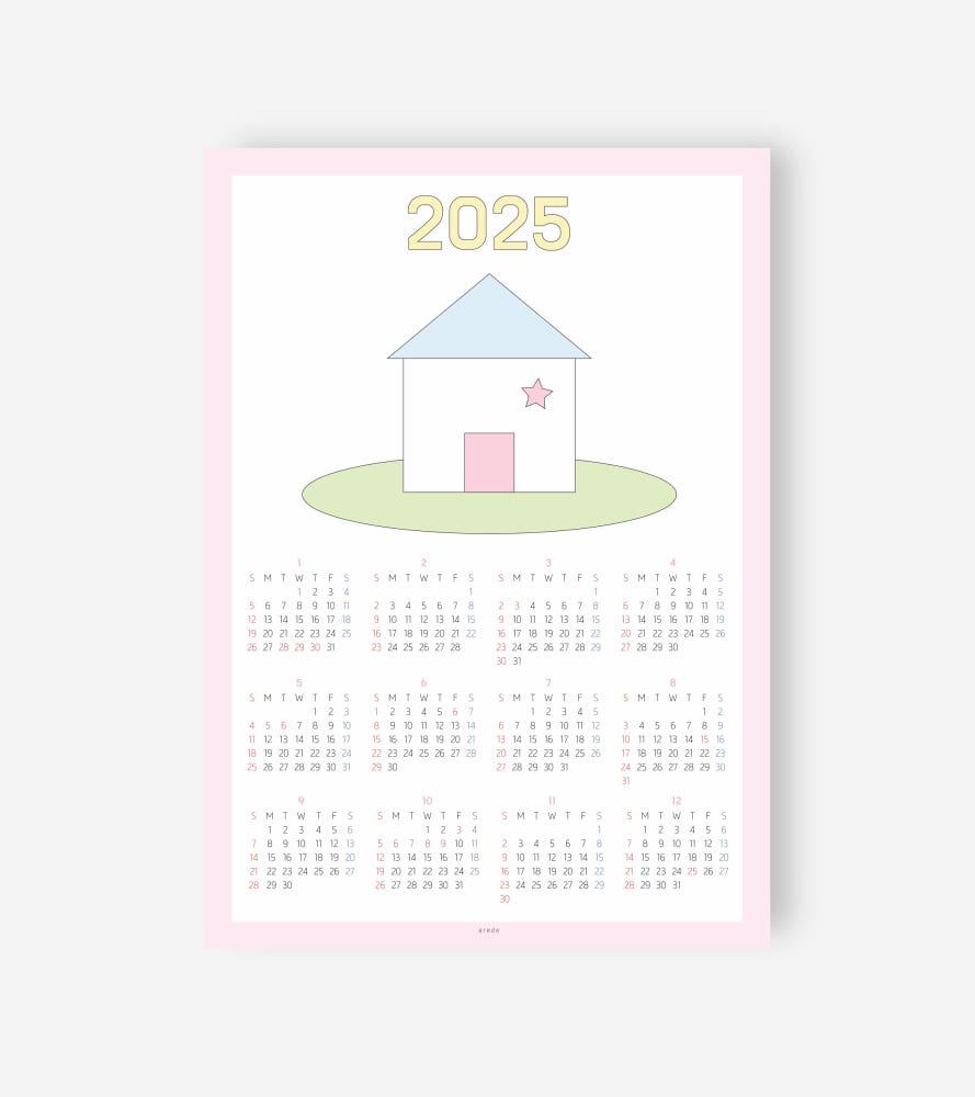 러블리 하우스 2025년 달력 포스터 ( A2 / A3 )