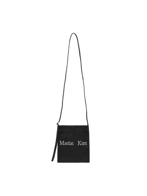 MATIN MESSENGER ECOBAG IN BLACK
