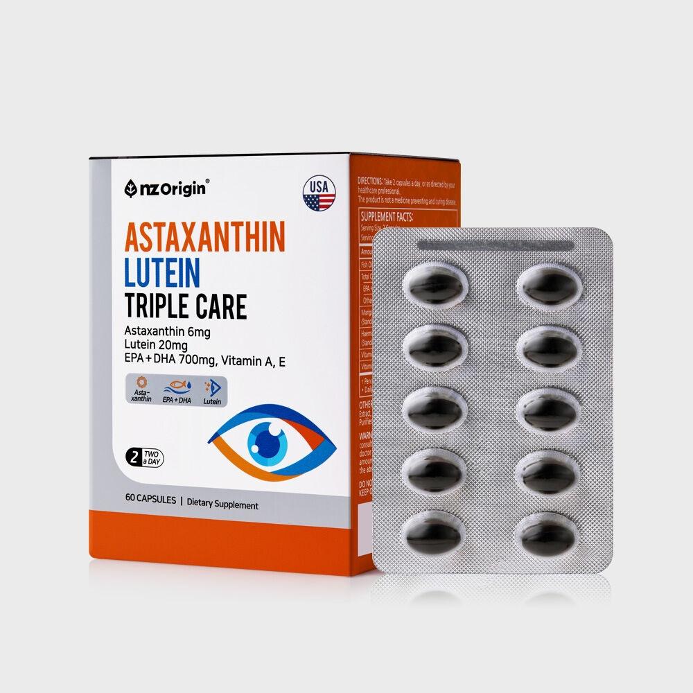 아스타잔틴 루테인 트리플케어(600mgx60캡슐) X 1통