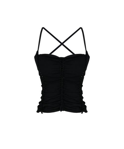 Braided Sleeveless Black