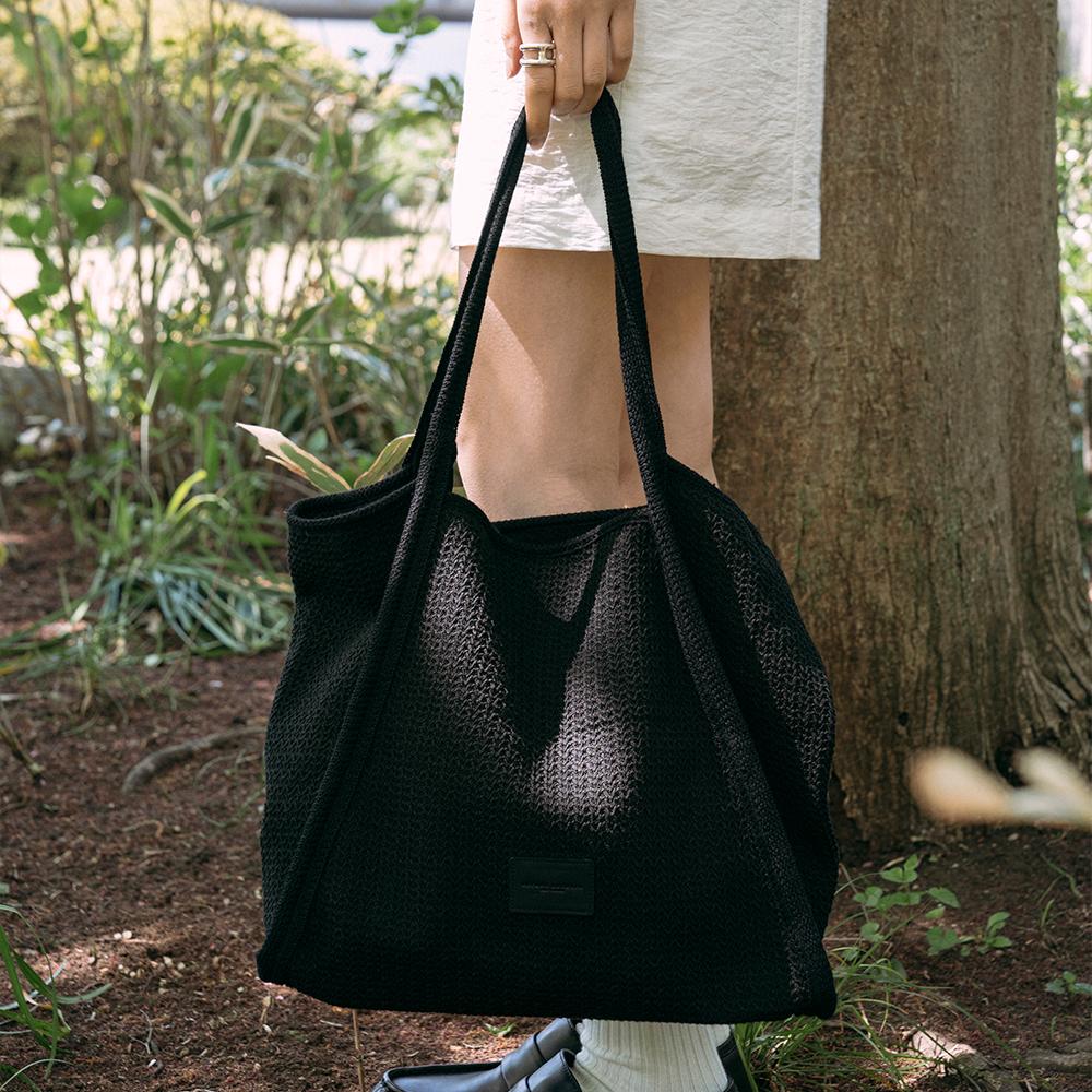 SIAC3073 Crochet Bag_Black