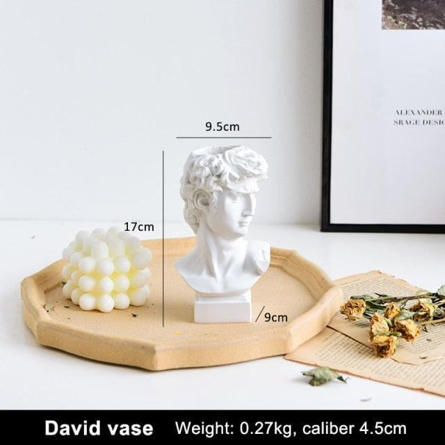 Renaissance Statue flower Vases - David Vase