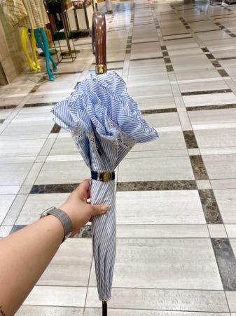 이런 상품 어때요? 폴로랄프로렌 프릴 양산 겸 장우산 스트라이프-스카이블루