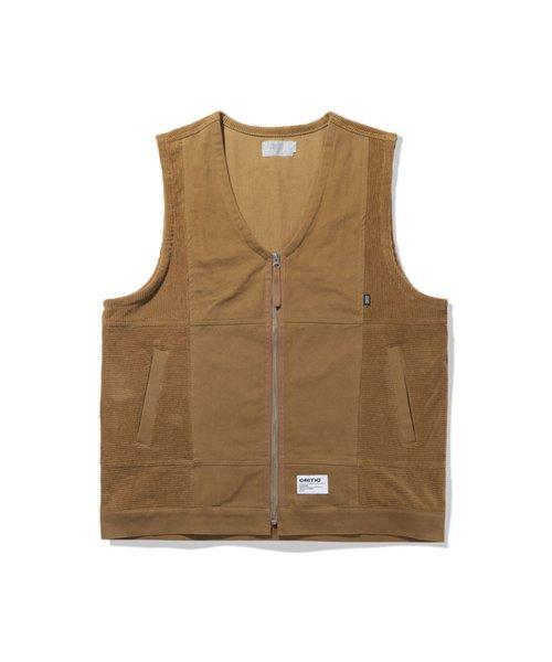 CORDUROY 워크 베스트 D/Brown