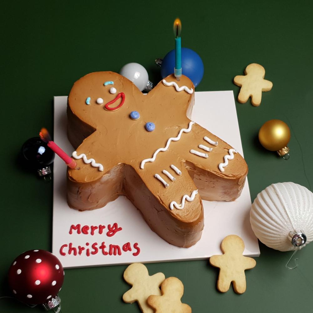 날씬 진저맨 쿠키커터 - 진저맨틀 쿠키틀 도시락 케이크 모양 틀