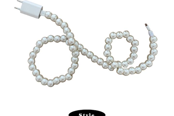 [특가]Pearl CODE-JEWELLERY(진주 코드-주얼리) 핸드폰충전기 케이블액세서리