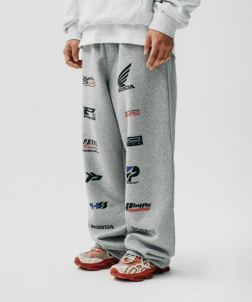 Honda Logo Artwork Sweat Pants Gray