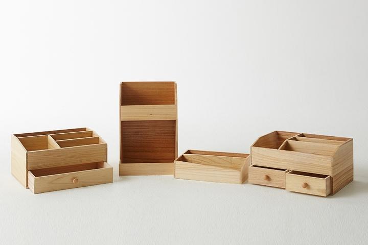 오동나무 원목 화장품정리함A~D 수납함