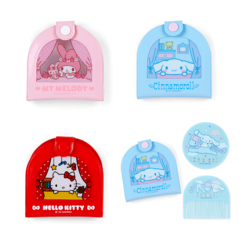 멋쟁이 잡화 언제까지나 산리오 빗&거울세트