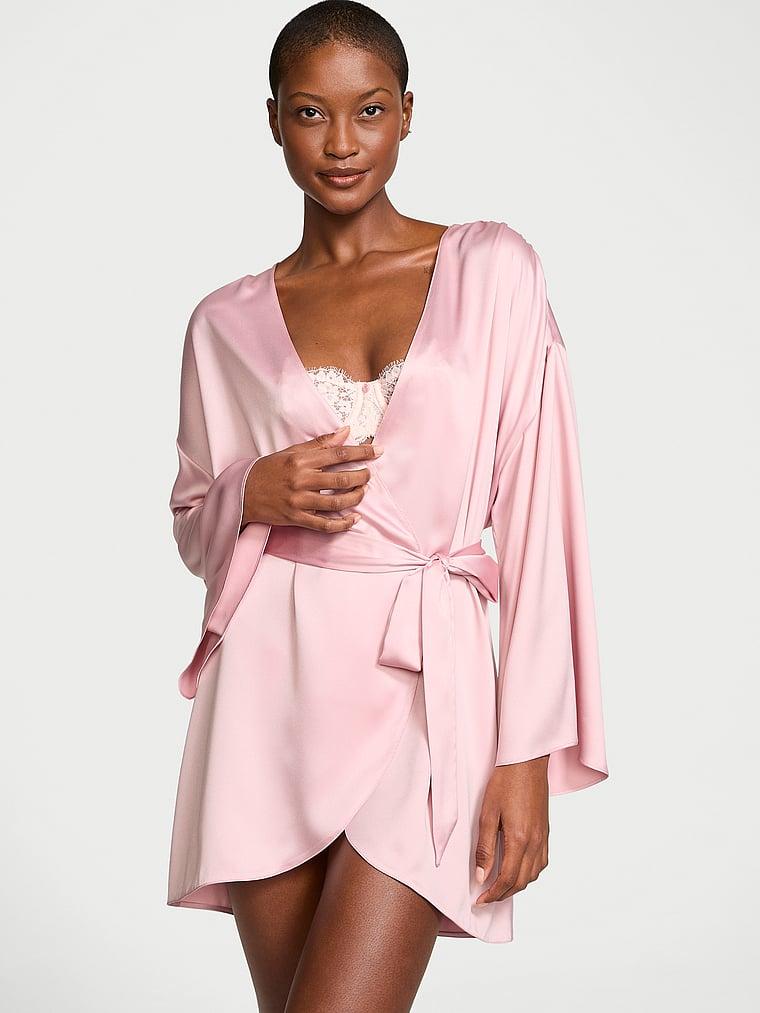 Satin Short Robe