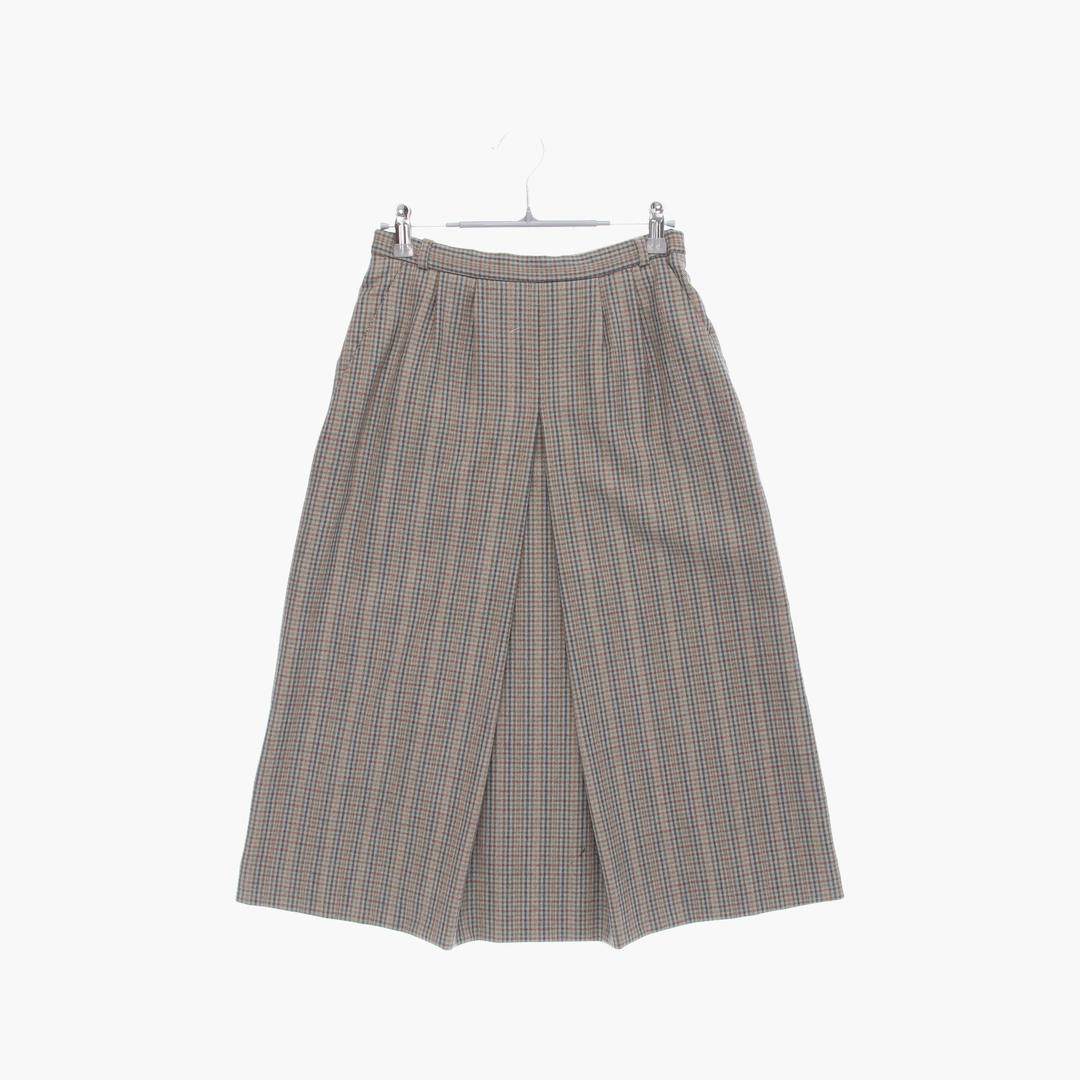 울 모직 롱 스커트 여자 36cm