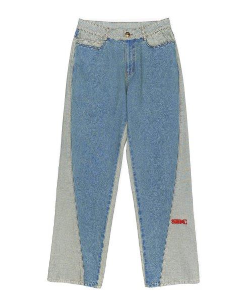 Reverse Block Denim Pants Light Denim/reverse