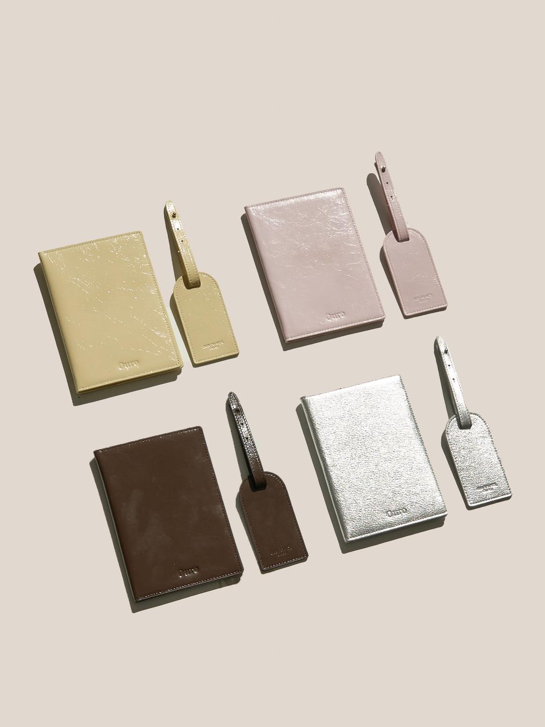 PASSPORT WALLET & NAME TAG SET [ 4 COLORS ]