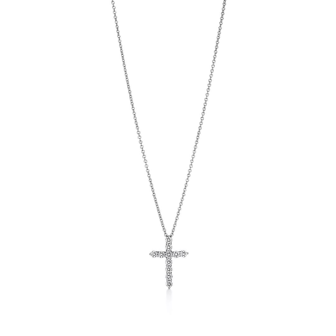 크로스 펜던트 플래티늄 | Tiffany & Co.