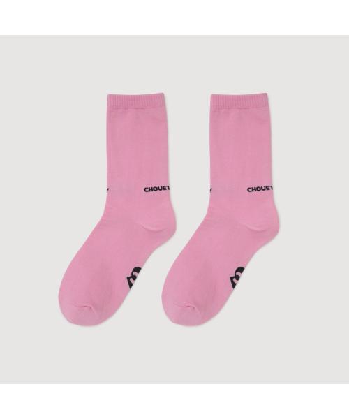 Lettering Basic Socks (pink) LXLAM25200PIX