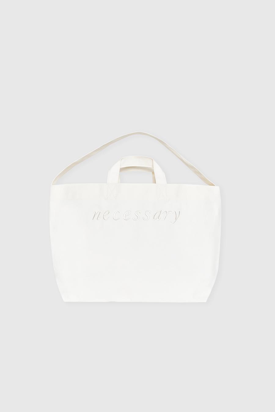 Solid Shopper Bag Big (White)