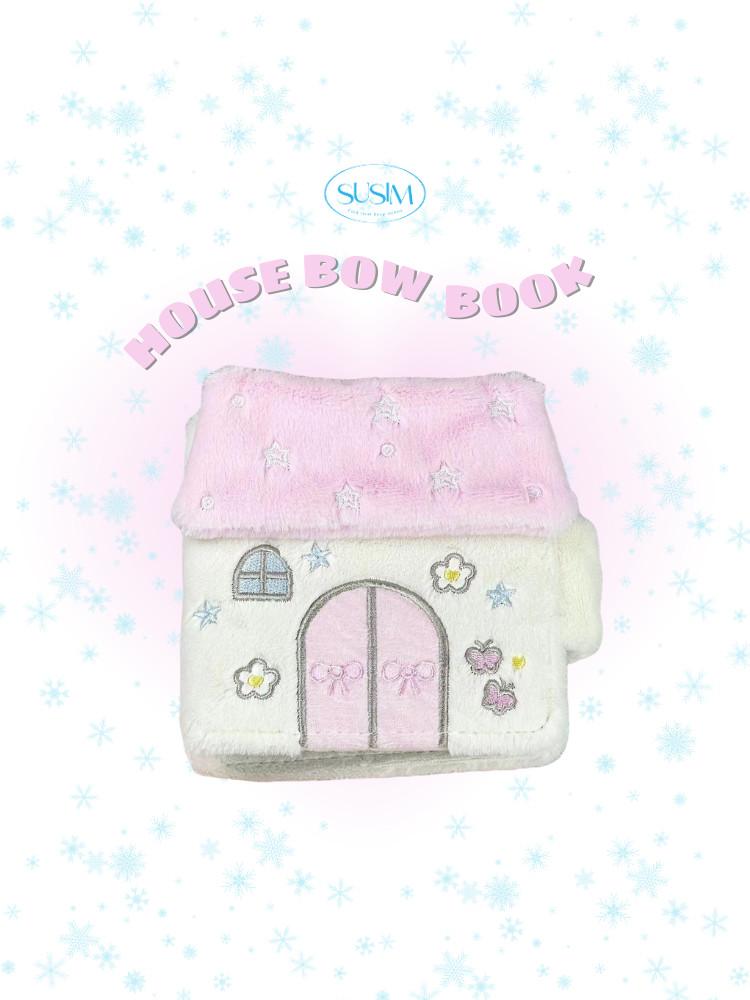 수심 House Bow Collect Book 하우스 리본 콜렉트북 털바인더 핑크 A8