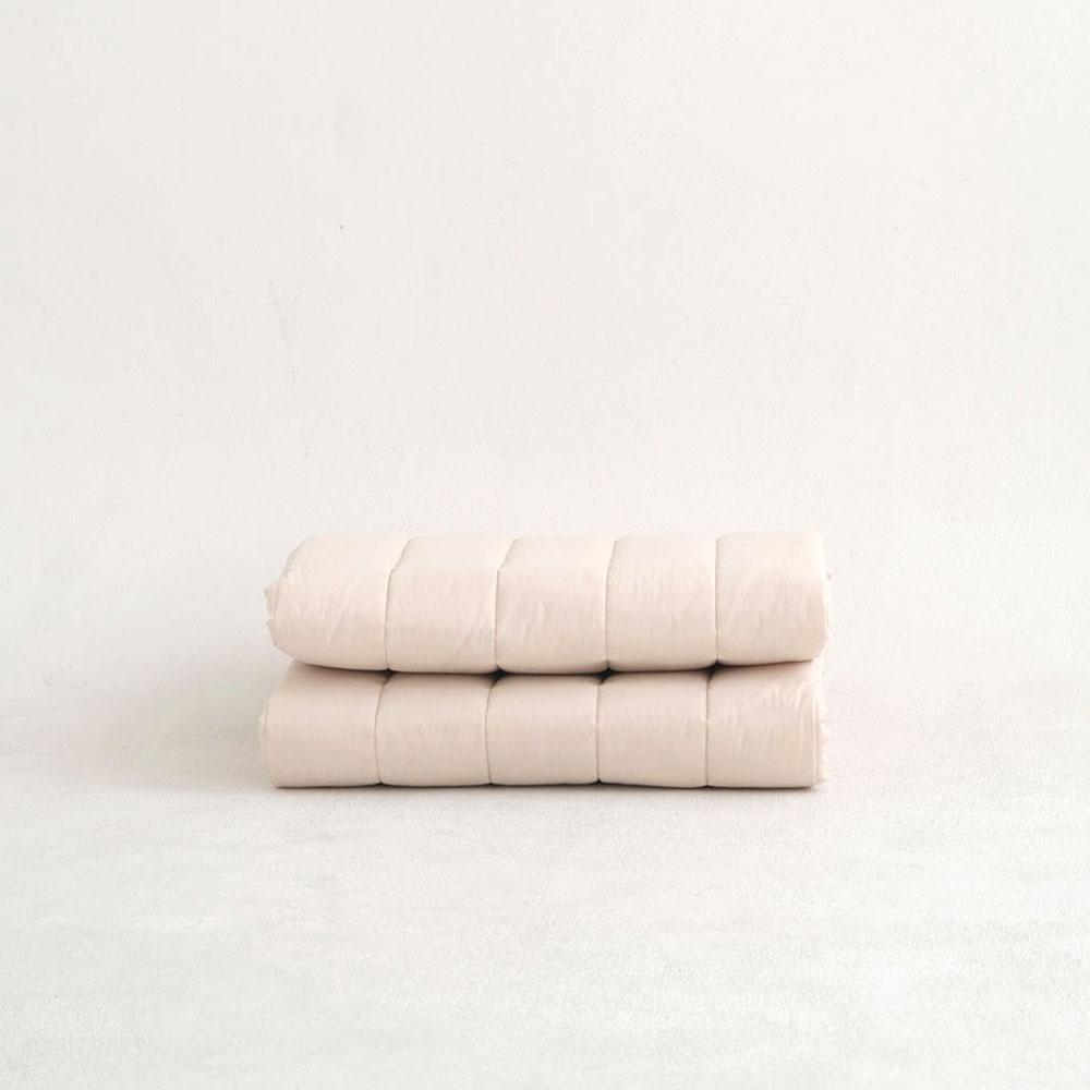 Shine Cotton Pad/Comforter (cream ivory)