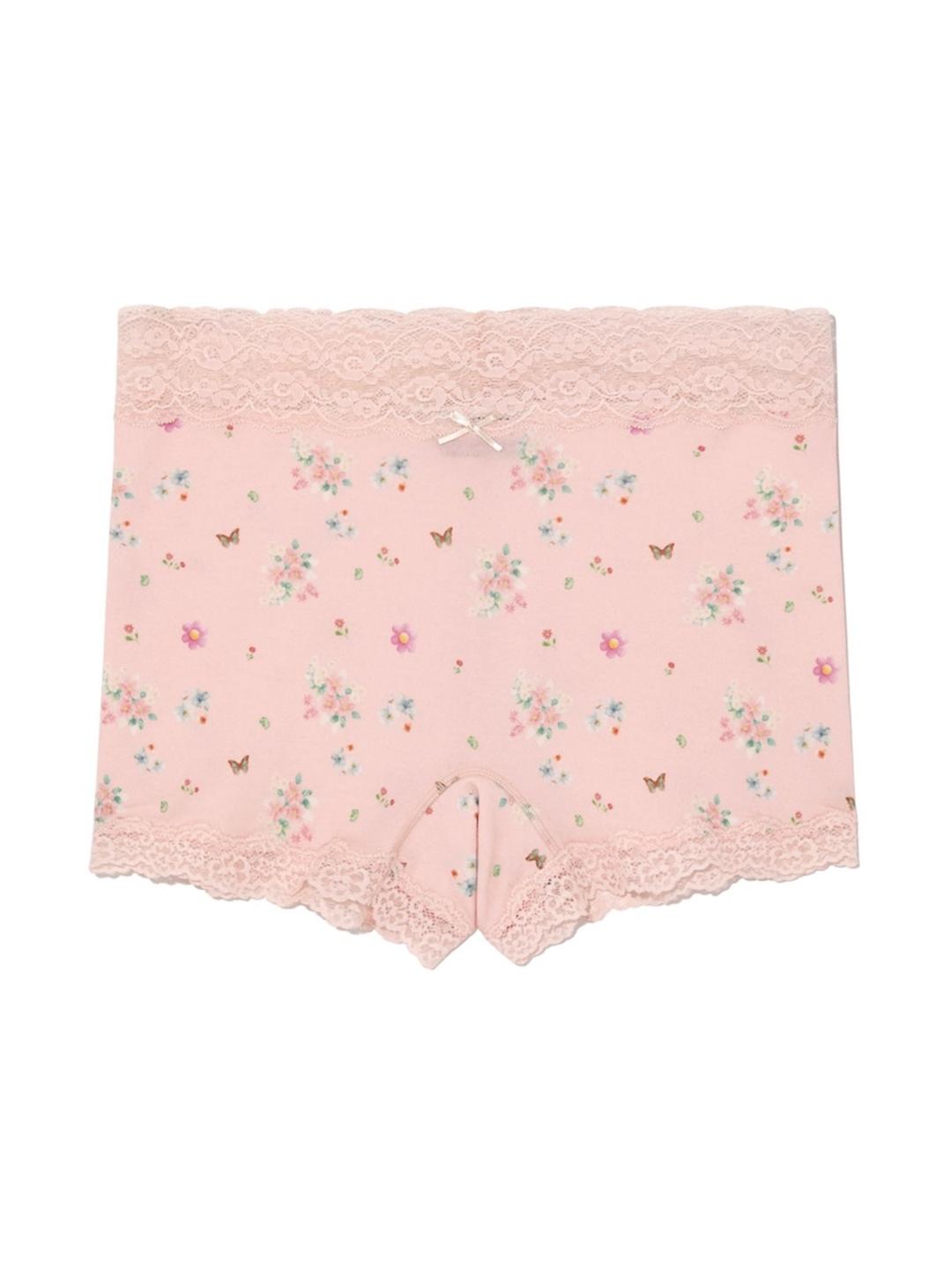 ALLURE LACE BOYSHORTS (PINK BOUQUET)