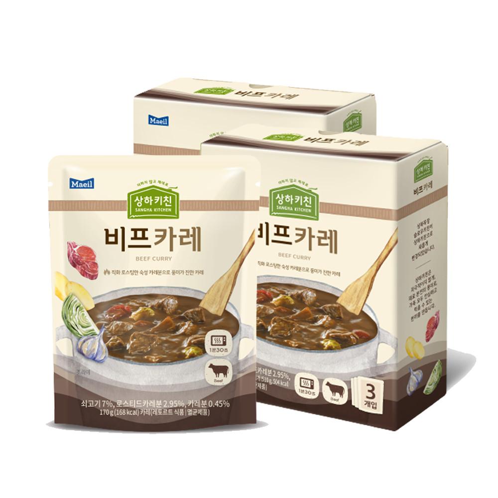 상하키친 비프카레 170g 6팩