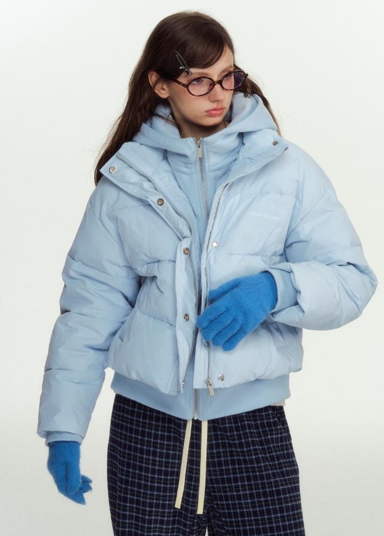 NS76 Hoodie Layer Cotton Padded Jacket (2color)
