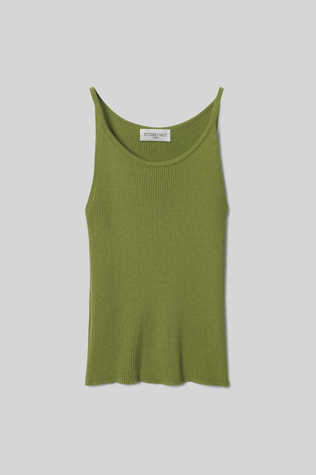 [25 SUMMER][SALT Label] BOAT NECK GOLGI SLEEVELESS
