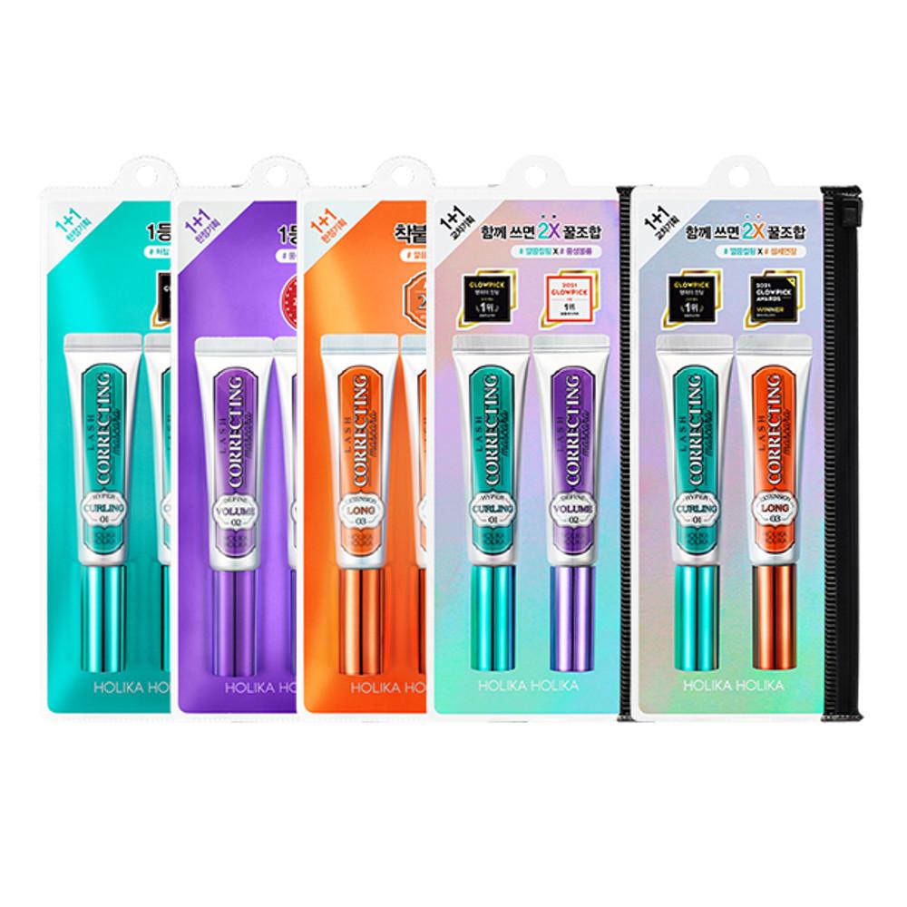 [홀리카홀리카] [1+1기획] 래쉬 코렉팅 마스카라 9ml+9ml