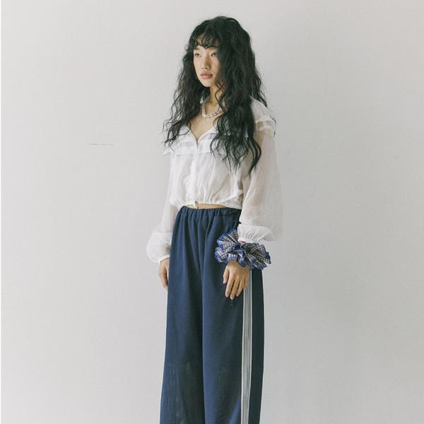 2차 8/9일 예약배송 ] Air mesh track pants / Navy