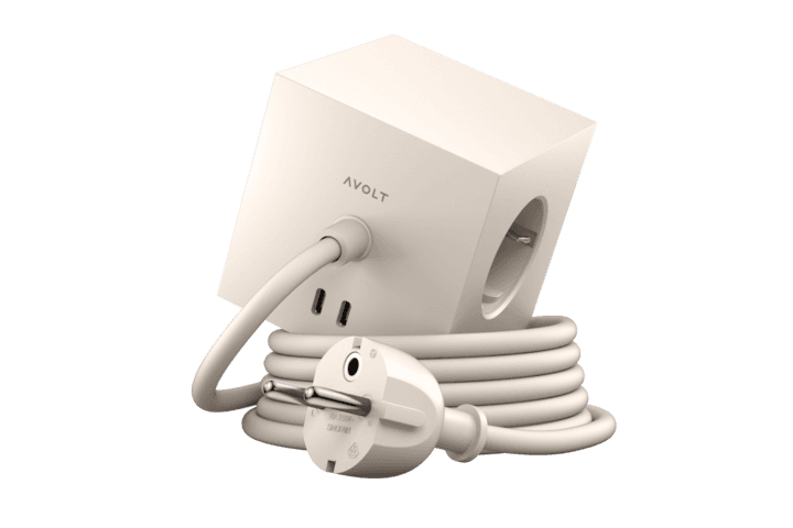 Square1 디자인 멀티탭 (케이블 1.8m, 콘센트3구+C타입 2구)