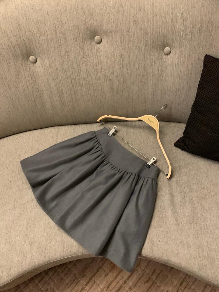 [NEW] 실루엣 기모 스커트 (2color)