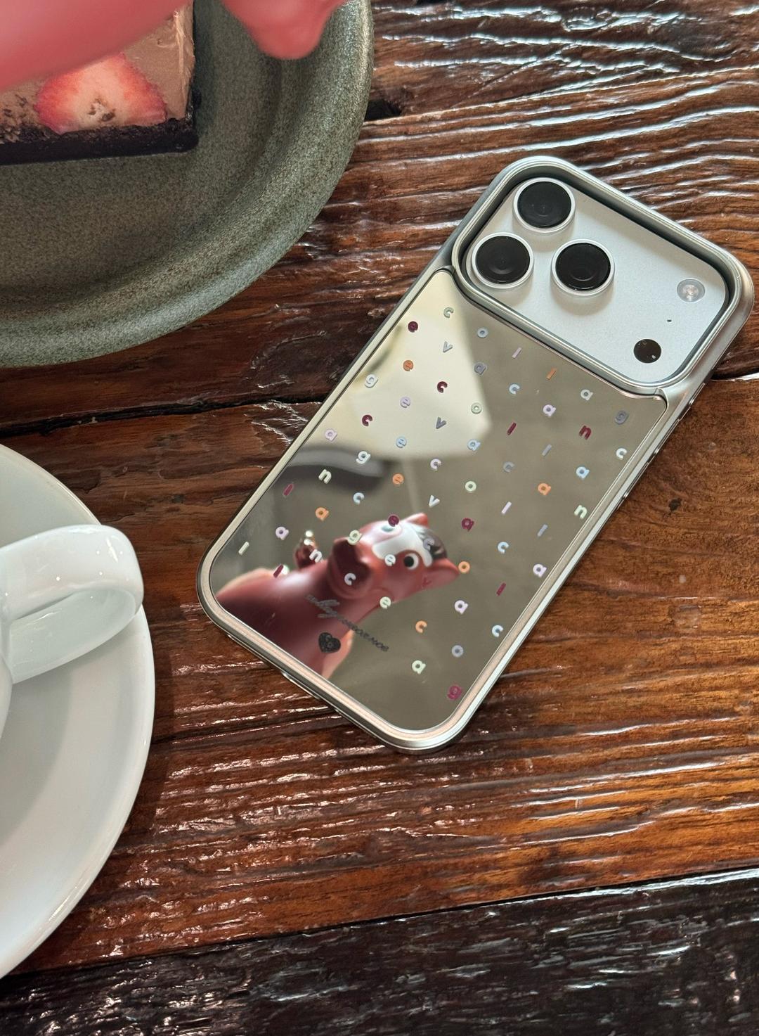 Col Pattern Mirror Silver Case (Color, 3type)