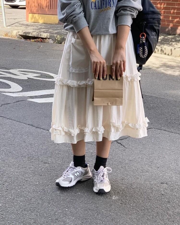 이영마켓 포켓 캉캉스커트