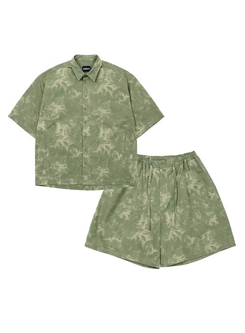 [SET] Tie-Dye Short Sleeves Set-Up [MINT]