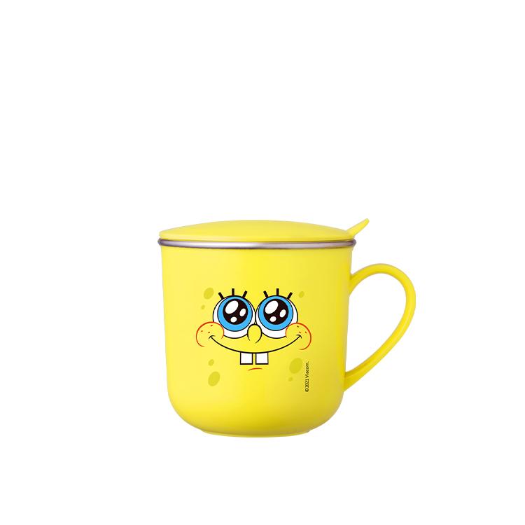 몽디에스 스폰지밥 에디션 스테인리스 304 손잡이 양치컵
