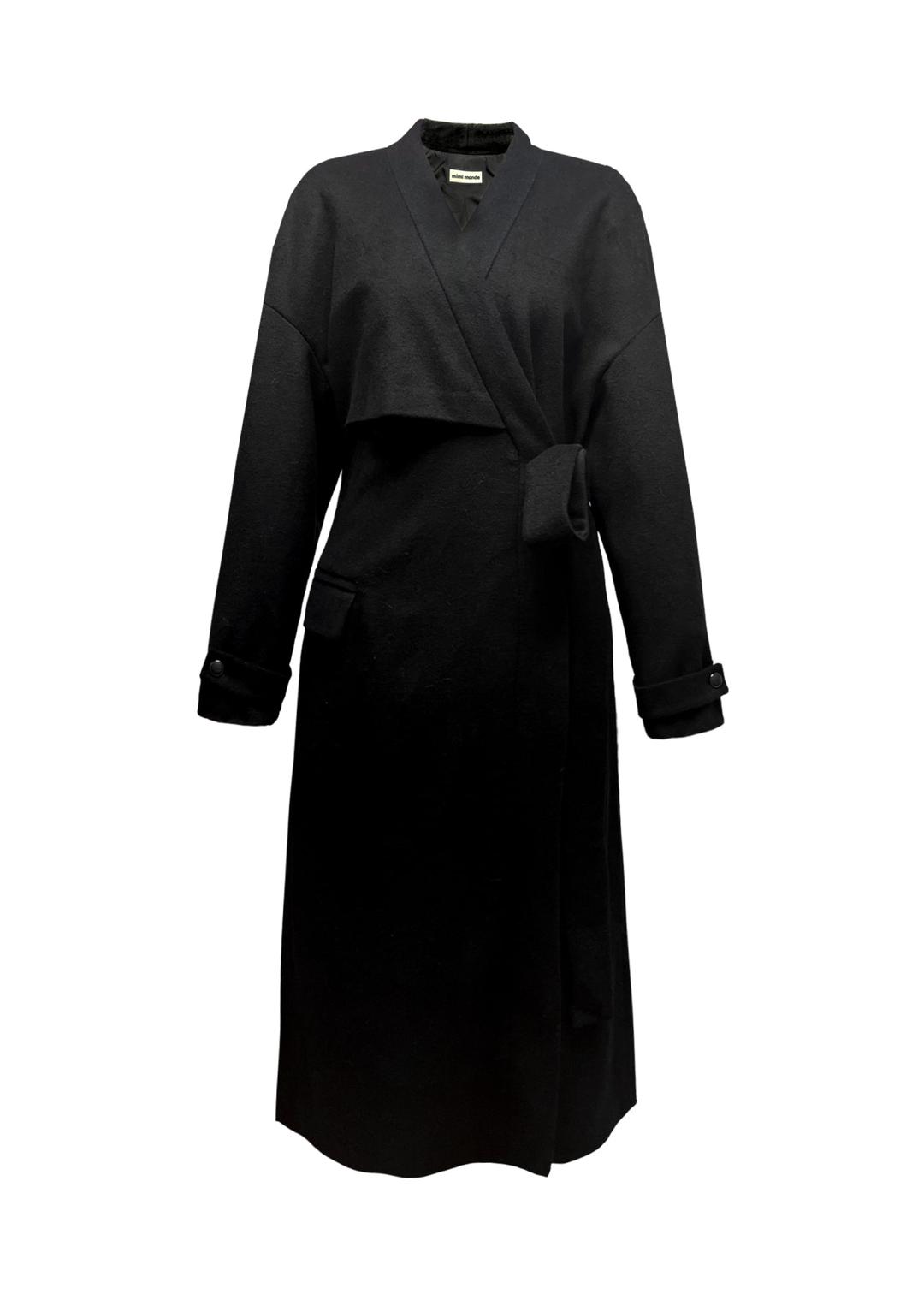 Winter in seoul Hanbok coat(Black)