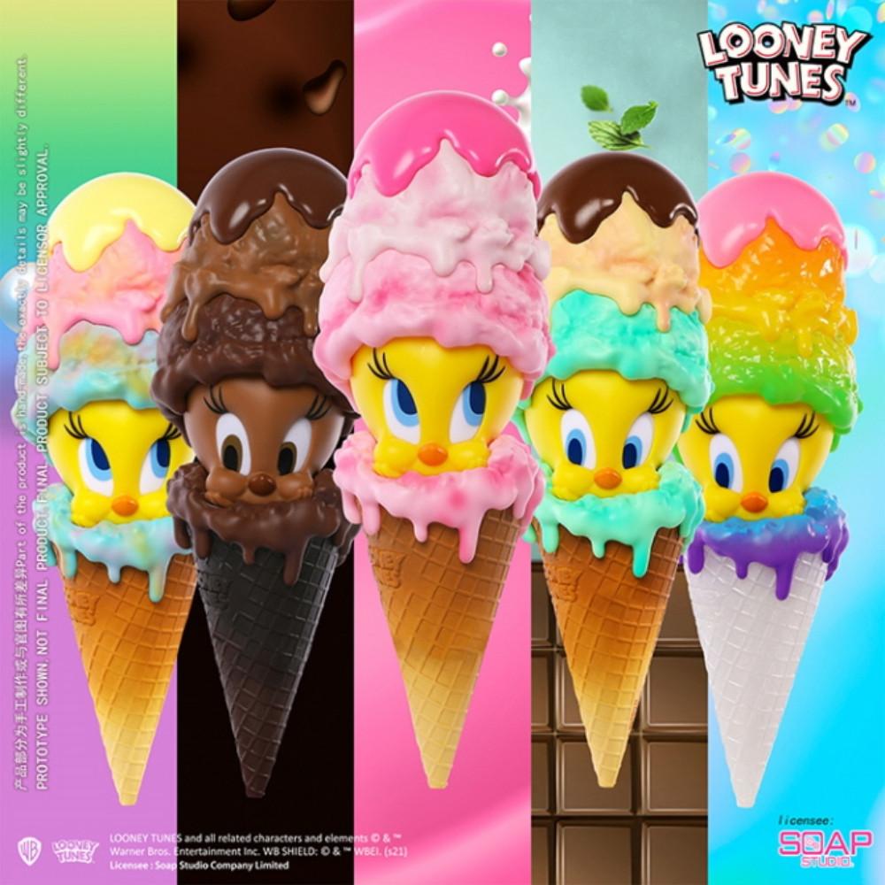 소프 스튜디오 루니툰즈 트위티 랜덤 뽑기 블라인드 박스 아이스크림 피규어