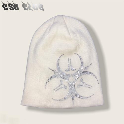 Biohazard beads beanie