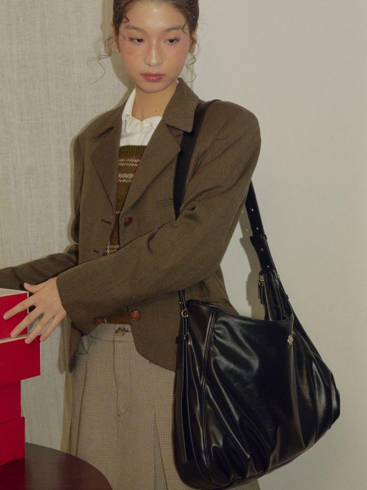 [히어리X구효민] 9oody 9-Pockets Big Bag_Black
