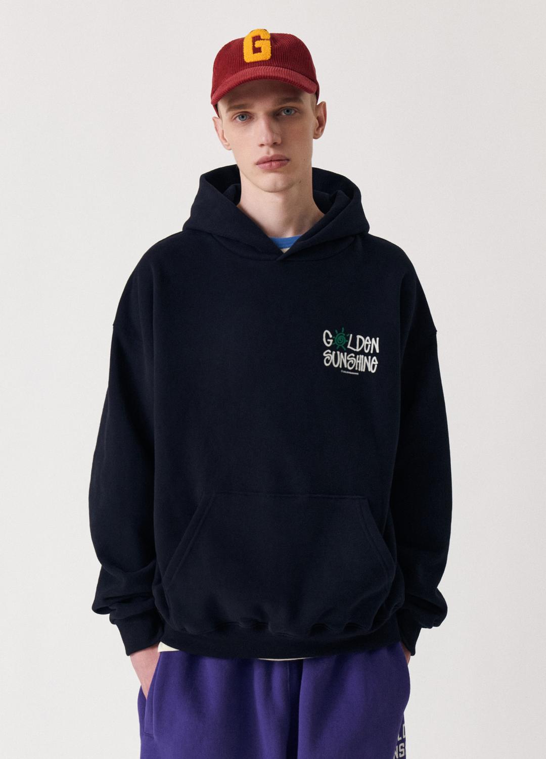 Golden hood sweatshirts_Navy