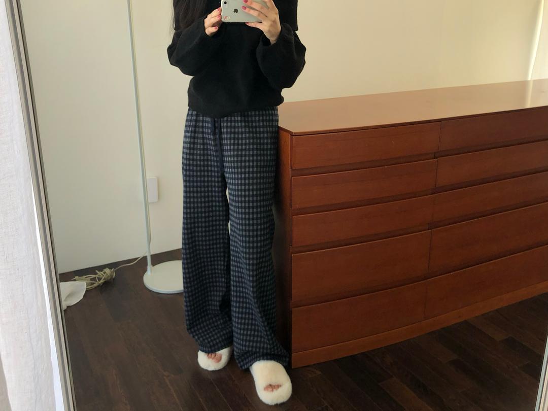 Gingham Pajama Pants
