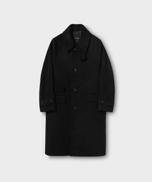 [넌블랭크 x 삭형] 발마칸 코트_BLACK