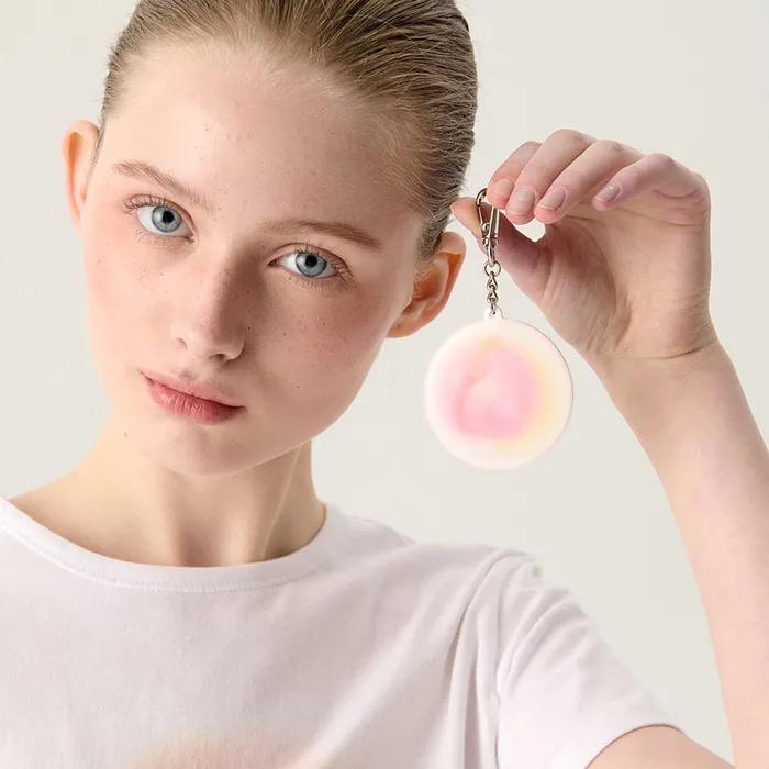 KIMYO PEACH MIRROR KEYRING (PINK)