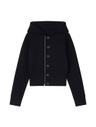 [pre-order] button 2way zip-up, black