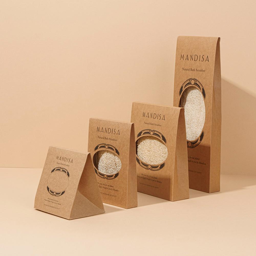 [예약배송] 맨디사 듀오 세트 루파 샤워타월 이집트 천연 스크럽 샤워타올 친환경 등밀이