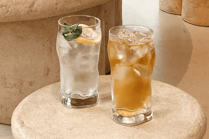 1+1 이태리 웨이브 하이볼잔 물결 맥주잔 커피잔 홈카페 글라스 450ml